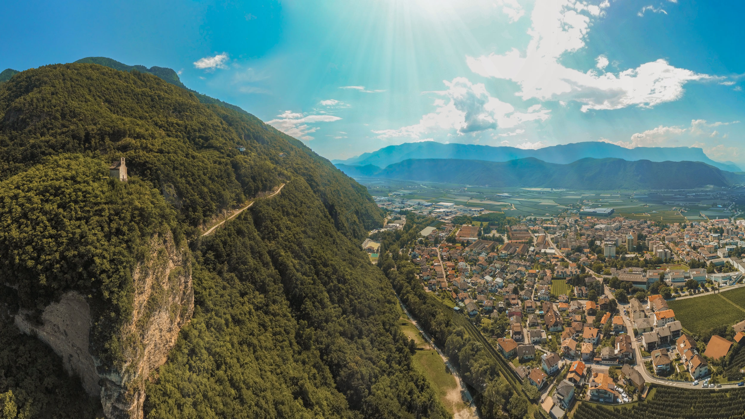 Panoramica di Laives - APS Monti Pallidi